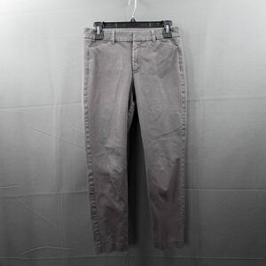 Old Navy Womens Pants 6 Taupe Gray Pixie Chino Minimal Casual Norm Everyday High
